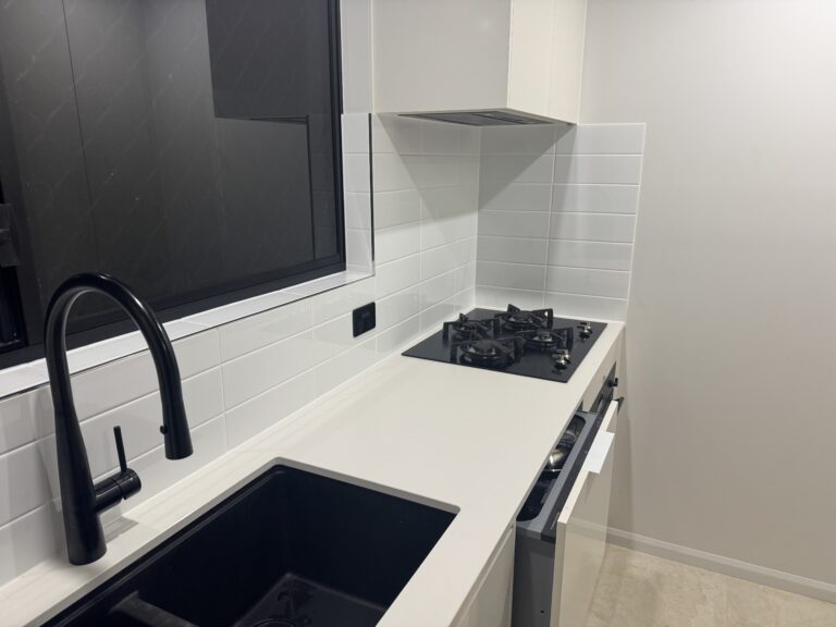 Kitchen sink install